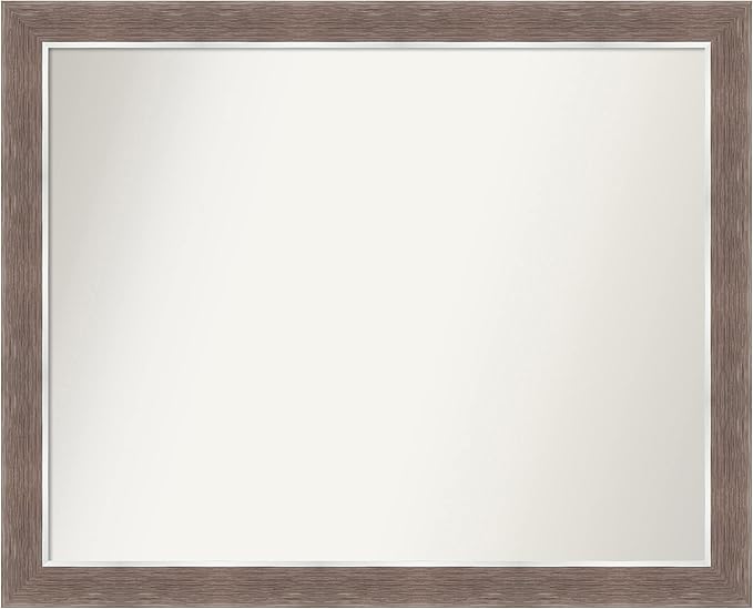 Amanti Art Brown Bathroom Mirror by AmantiArt
