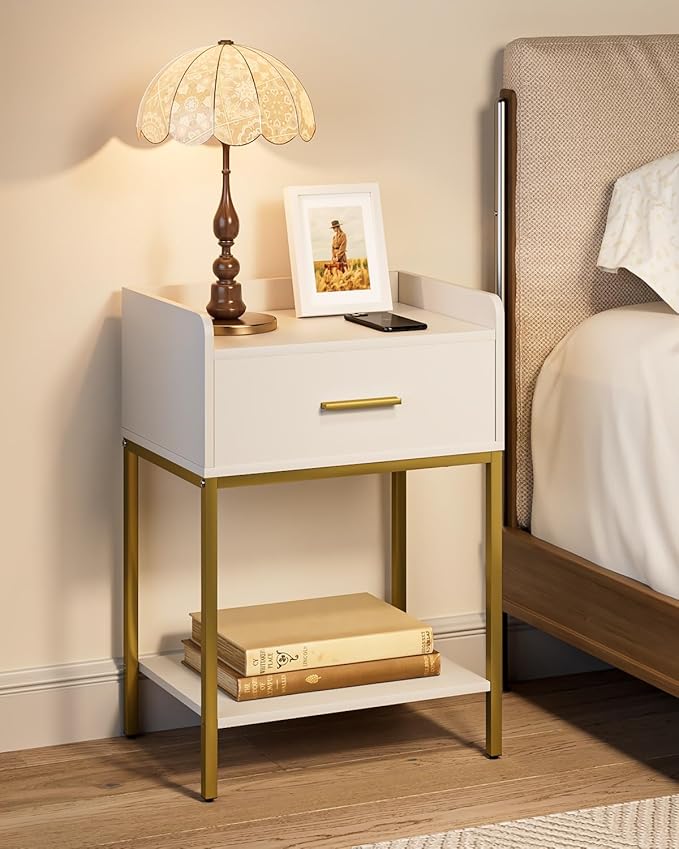 Nightstand, 3-Tier Modern Night Stand, Bedside Table - Image 3