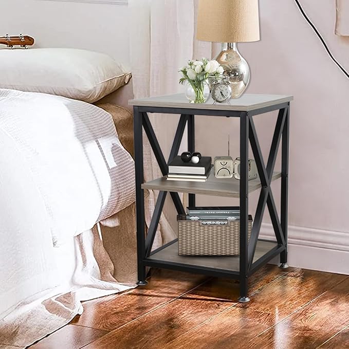 End Tables Living Room Set of 2, Indoor Side Tables Living Room - Image 6
