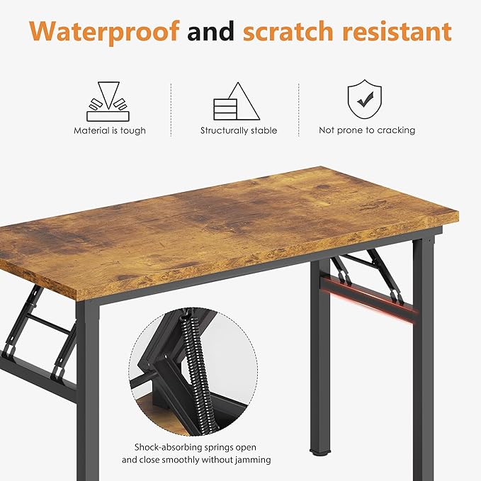 SDHYL 31.5 inches Foldable Computer Desk - Image 5
