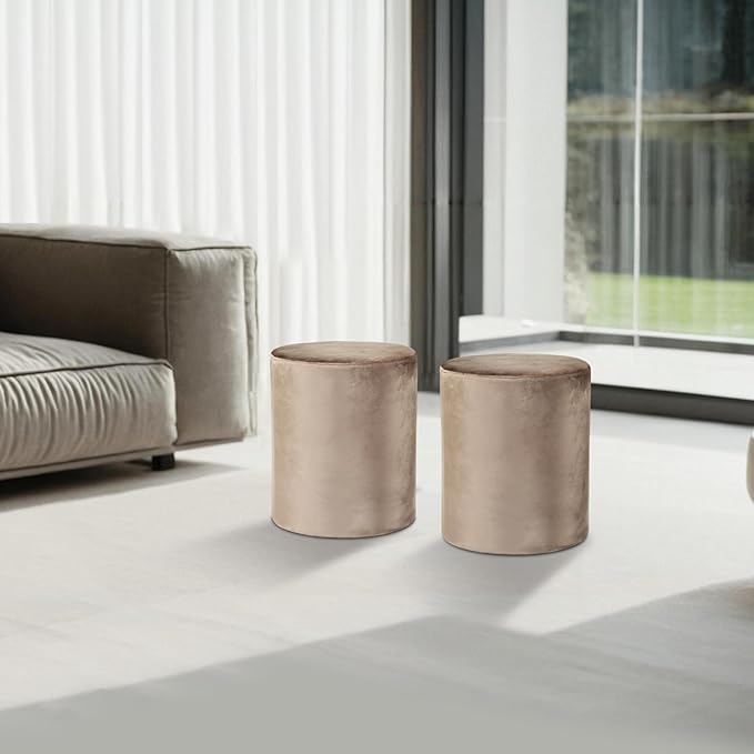Get Set Style Modern Round Ottoman - Image 5