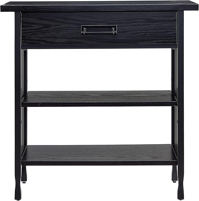 Leick Home 11261-BK Ironcraft Rustic Foyer Bookcase - Image 6
