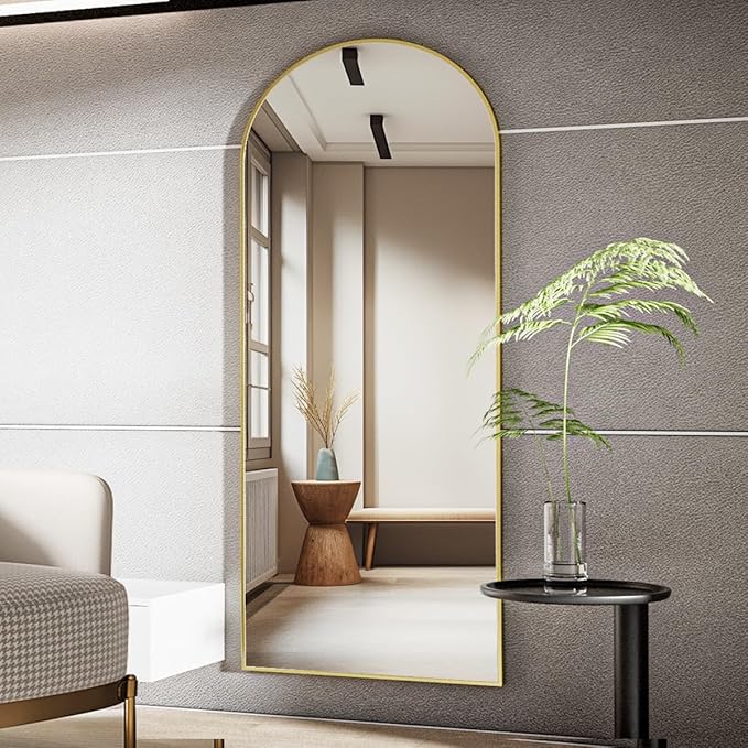 Koonmi Arched Full Length Mirror, Full Body Mirror - Image 6