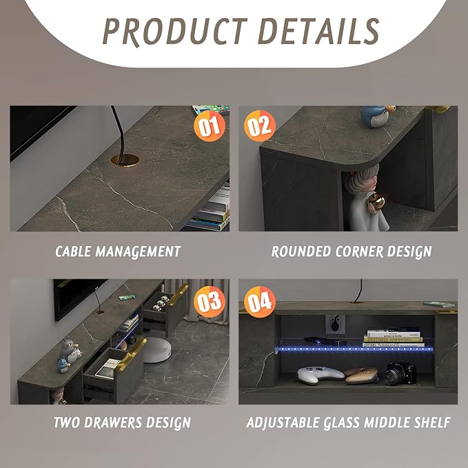 Pmnianhua LED Floating TV Stand - Image 6