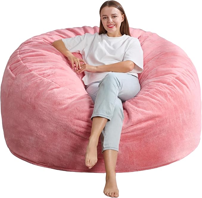 Hobestluk 5ft Bean Bag Chairs for Adults Large Beanbag Chair - Image 8
