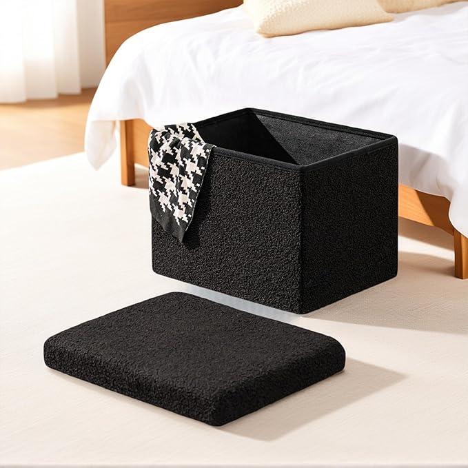 16.5 Folding Storage Ottoman Cube - Image 2