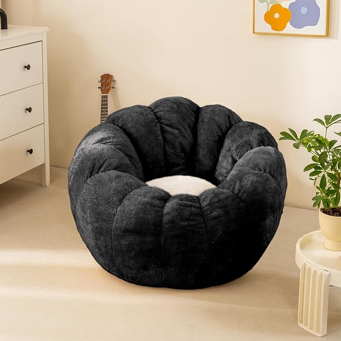 Pumpkin Bean Bag Sofa Chair, Bean Bag Chair by IEVENW