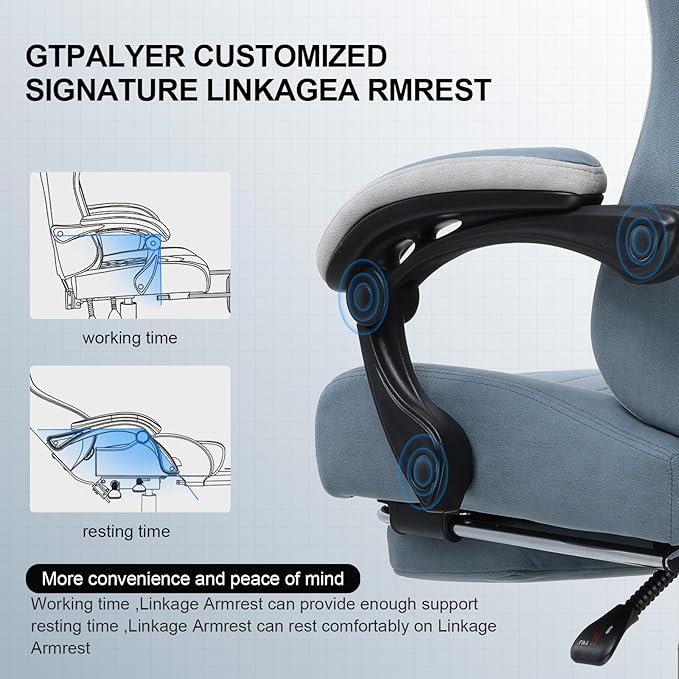 GTPLAYER Gaming Chair, Computer Office Chair - Image 7