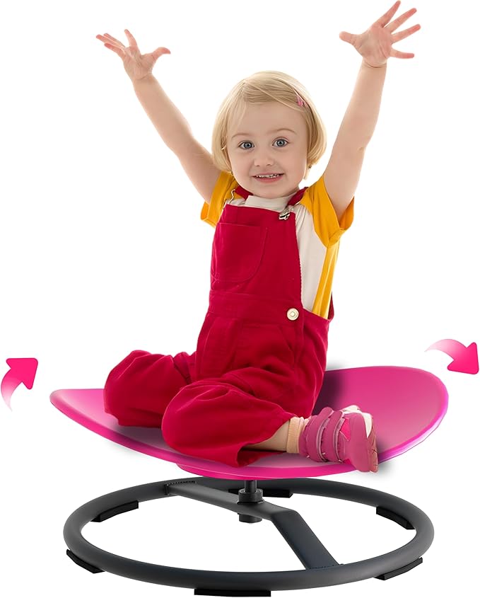 Spinning Chair for Autistic Kids, Autism Sensory Spinny Swivel Wobble Chair for by CHICAURA