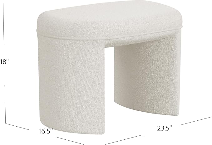 HomePop Quinn Modern Ottoman Home Décor|Ottoman - Image 3