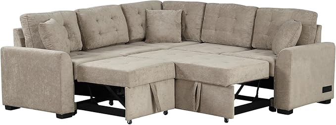 82" Convertible Sleeper Sofa - Image 12