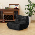 N&V Fireside Chair, Mid Century Armless Floor Sofa, Soft Premium Chenille Floor by NV