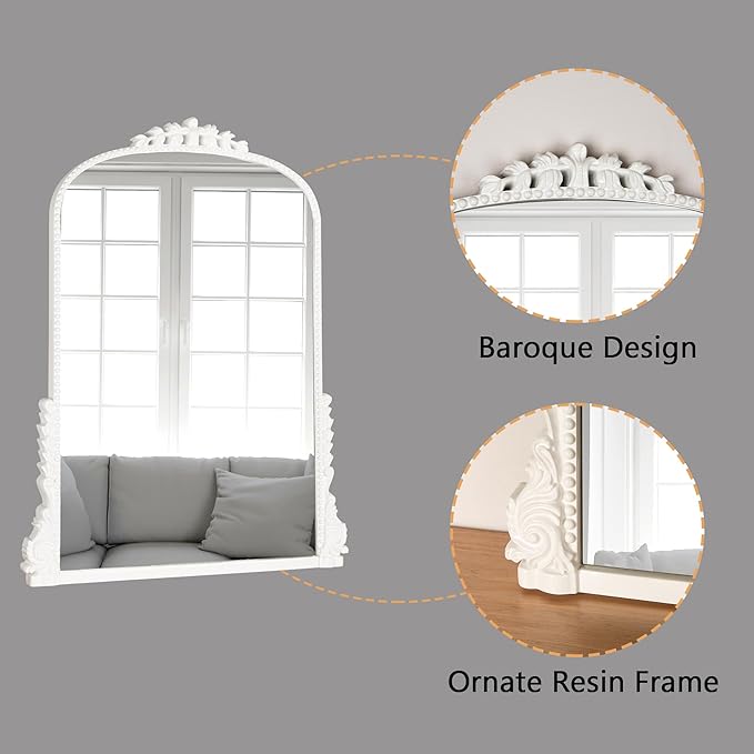 SHYFOY Antique Wall Mirror - Image 5