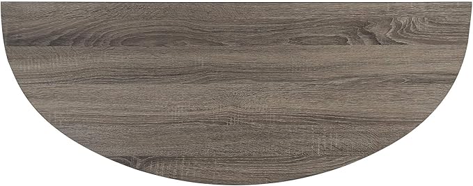 FINECASA Half-Moon Console Table, Semicircle Narrow Side Table, 43.4x17x30 - Image 6