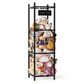 SpaceAid Stuffed Animal Storage Organizer, Wood Animals Zoo Toy Plushies by SpaceAid