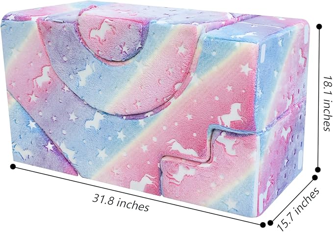 MeMoreCool Foam Climbing Toddler Couch, Modular Kids Sofa - Image 2