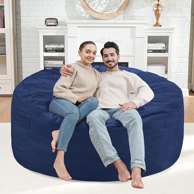 4FT Bean Bag Chair, Large Bean Bag Chairs - Image 2