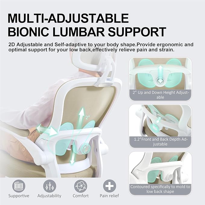 Ergonomic Office Chair, Ultra Thick Office Desk Chair - Image 4