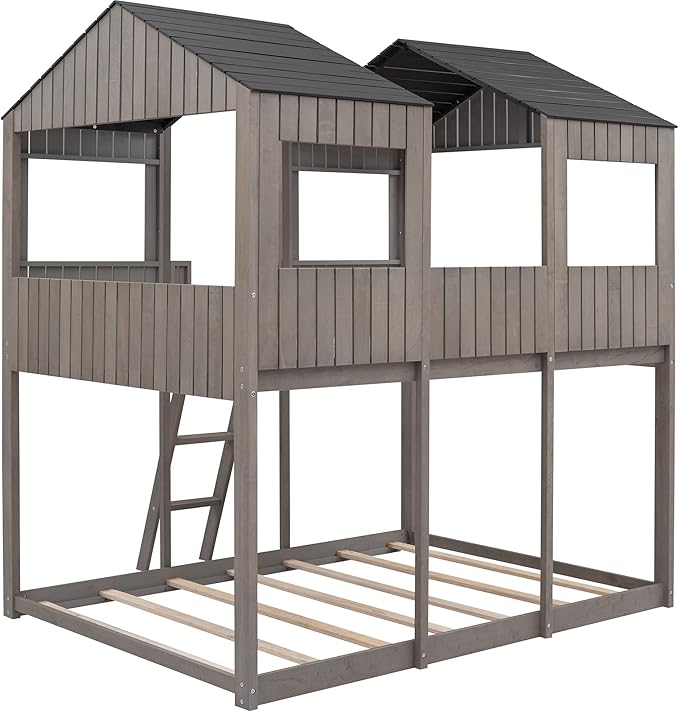 Ball & Cast Full Over Full Size Playhouse Bunk Bed - Image 6