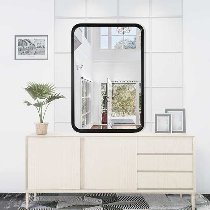 WallBeyond 20x30 Inch Wood Mirror - Image 8