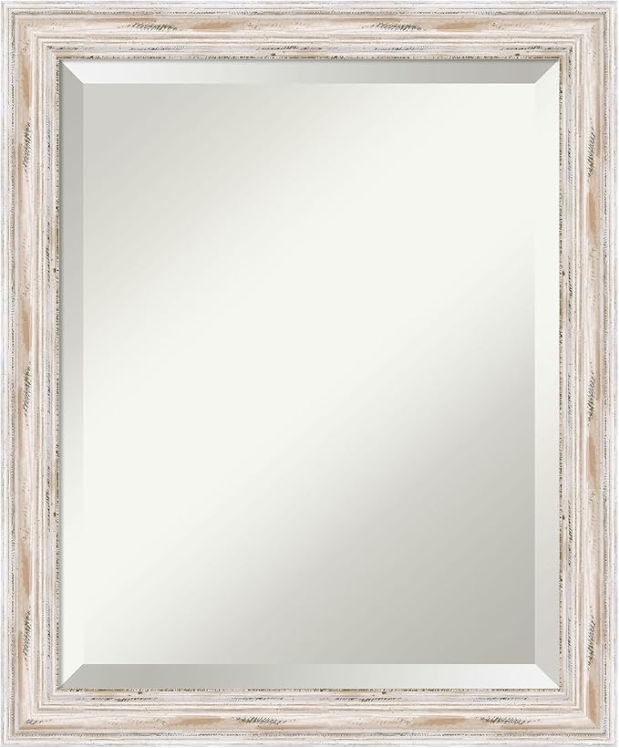 Amanti Art White Bathroom Mirror by AmantiArt