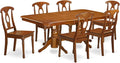East West Furniture NANA7-SBR-W 7 Piece Kitchen Table Set Consist of a by EastWestFurniture