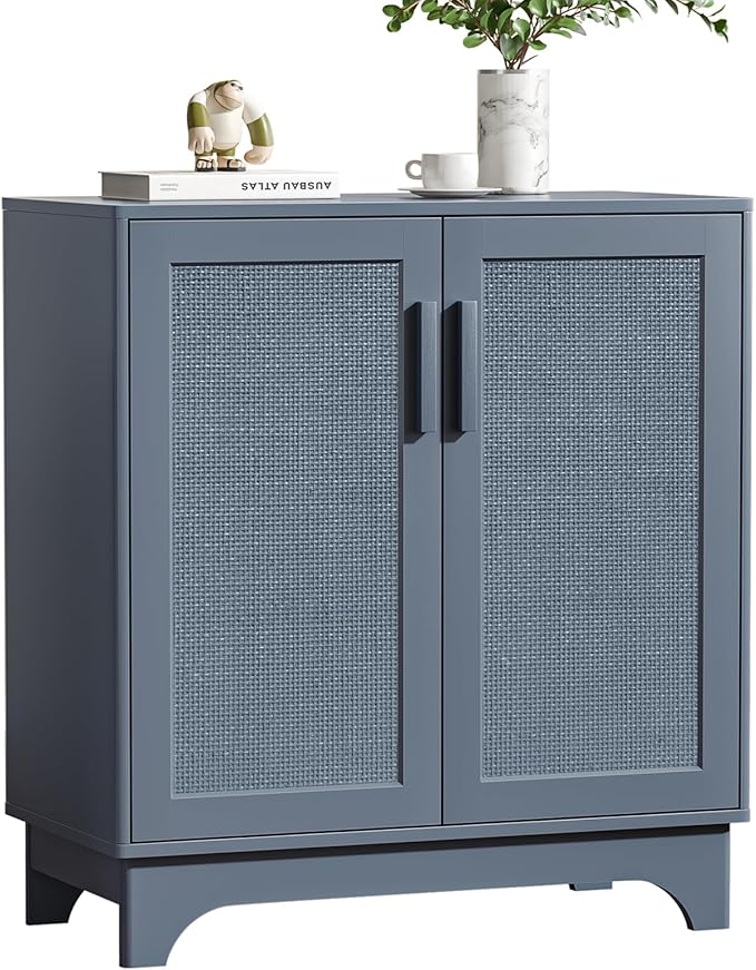 Rattan Cabinet, Sideboard Storage Cabinet by Unknown