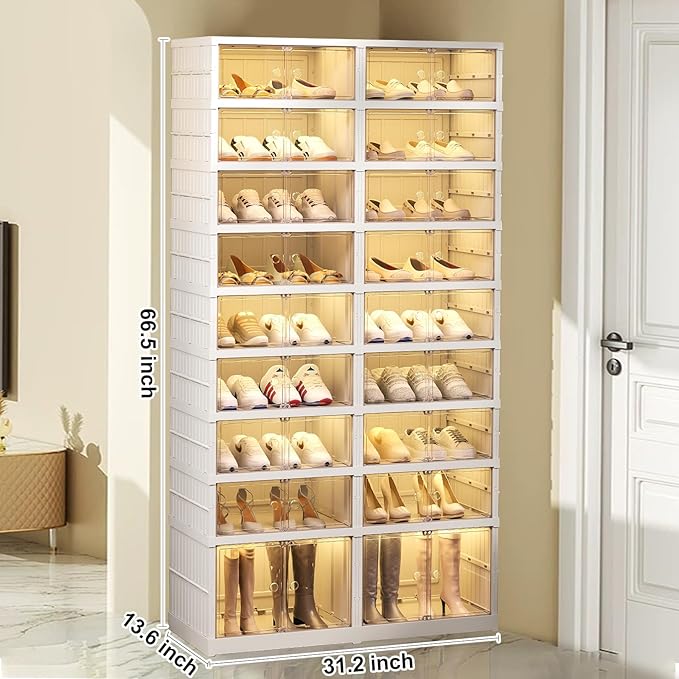 ELPHECO 9 Tier 36 Pairs Large Shoe Rack Organizer - Image 2