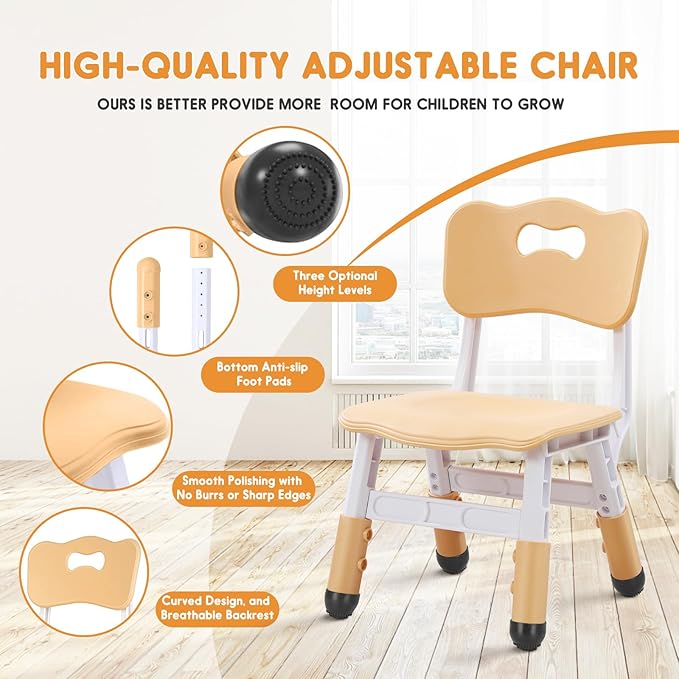 Kids Chair Adjustable Height Children Chairs Suitable - Image 5