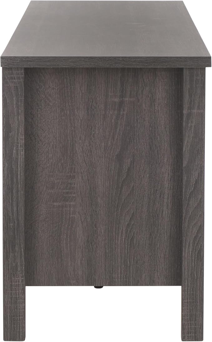 SAFAVIEH Evane TV Stand for up to 65" Flatscreen – Distressed Black & Natural - Image 5