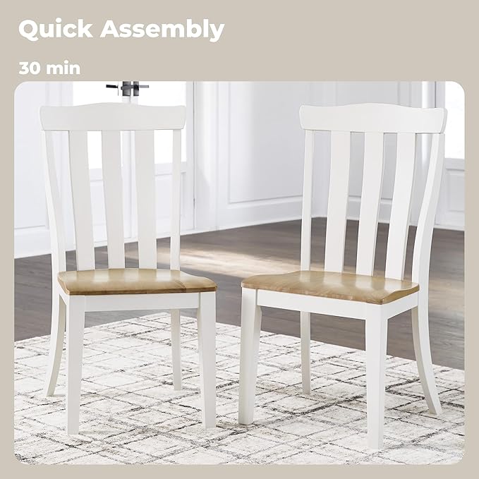 Signature Design by Ashley Ashbryn Farmhouse Armless Dining Chair - Image 10