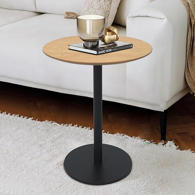 Get Set Style Drink Table, Round End Table, Side Table, Modern Pedestal Table by GetSetStyleFurniture