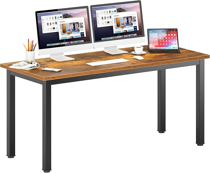 DlandHome Computer Desk Home Office Table Writing Desk Study Table Gaming Desk by DlandHome