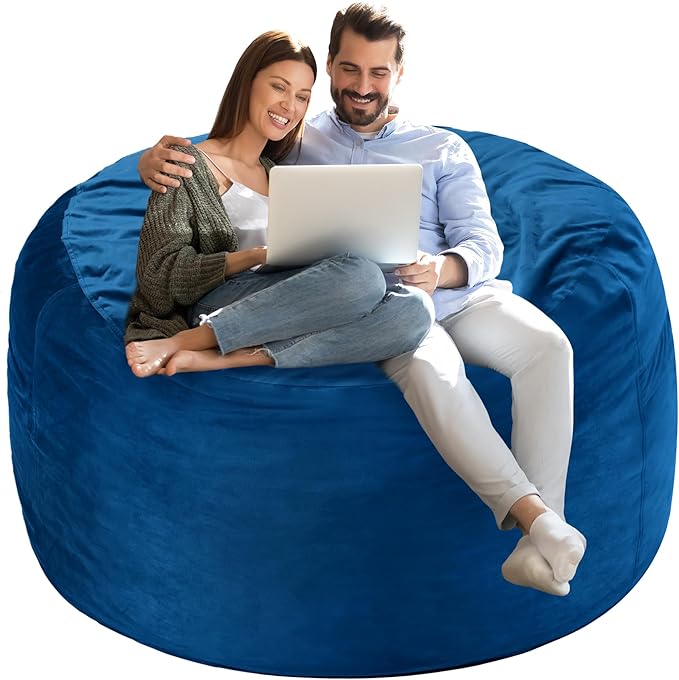 Homguava 4 FT Bean Bag Chair: 4' Bean Bags - Image 6