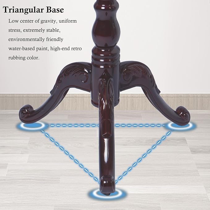 Coat Rack Stand, Solid Wooden Coat Tree - Image 3