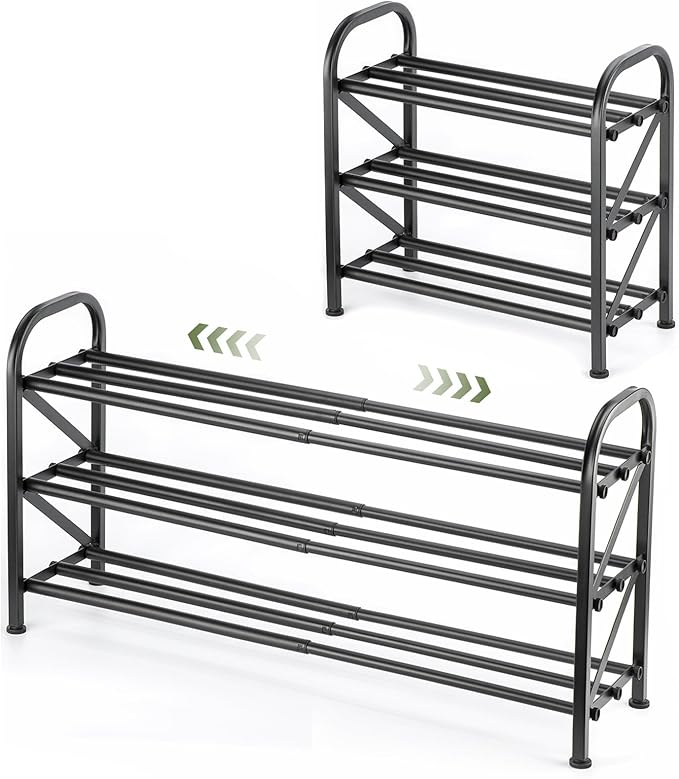 3-Tier Shoe Rack for Closet by Atrastout