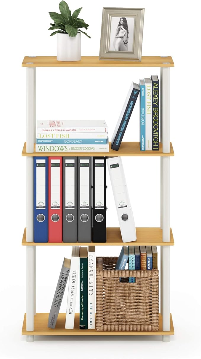 Furinno Turn-N-Tube 4-Tier Multipurpose Shelf Display Rack - Image 4
