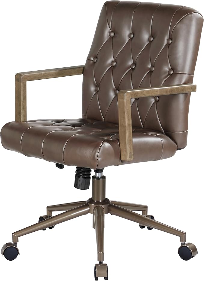 OSP Home Furnishings Waltham Adjustable Height and Tilt, Swivel Home Office - Image 7