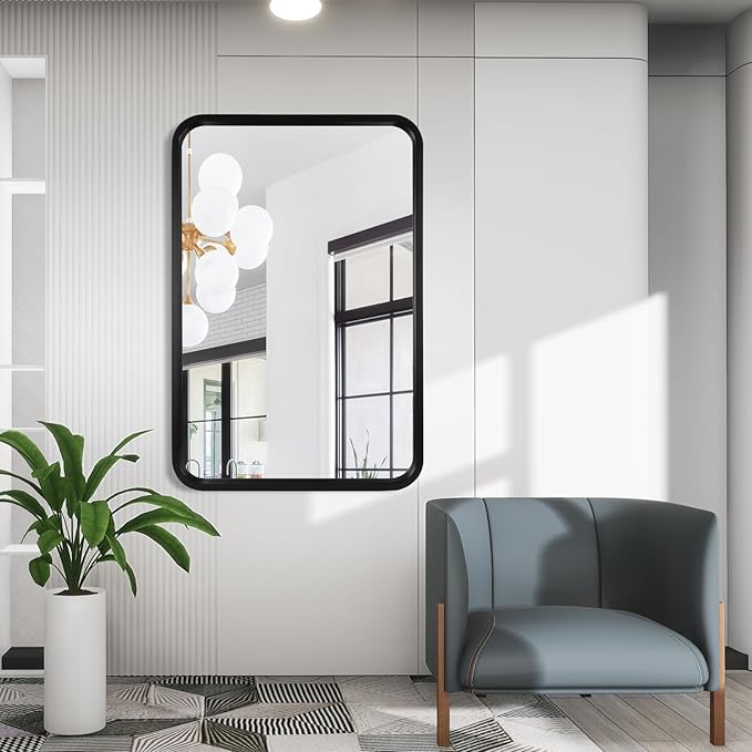 WallBeyond 20x30 Inch Wood Mirror - Image 9