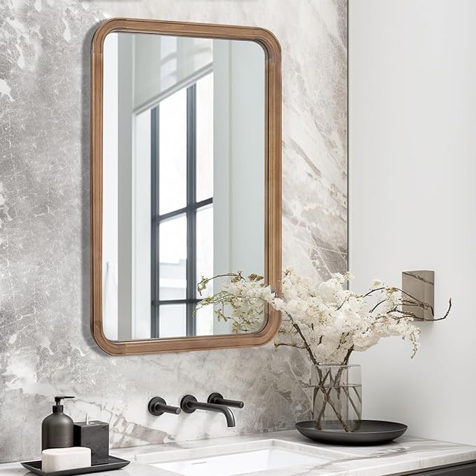 WallBeyond Wood Bathroom Mirror by WallBeyond