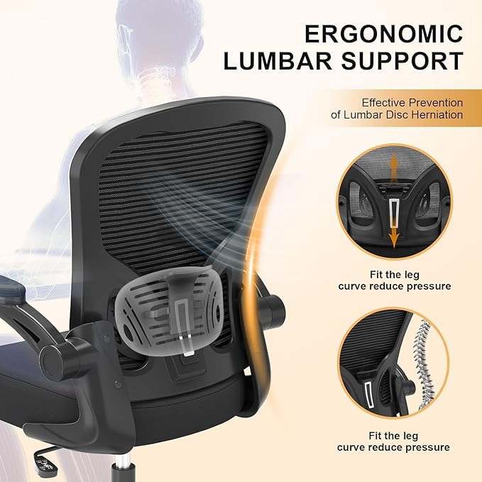 Office Chair, Ergonomic Desk Chairs 330LBS Capacity High Back Mesh Computer - Image 9