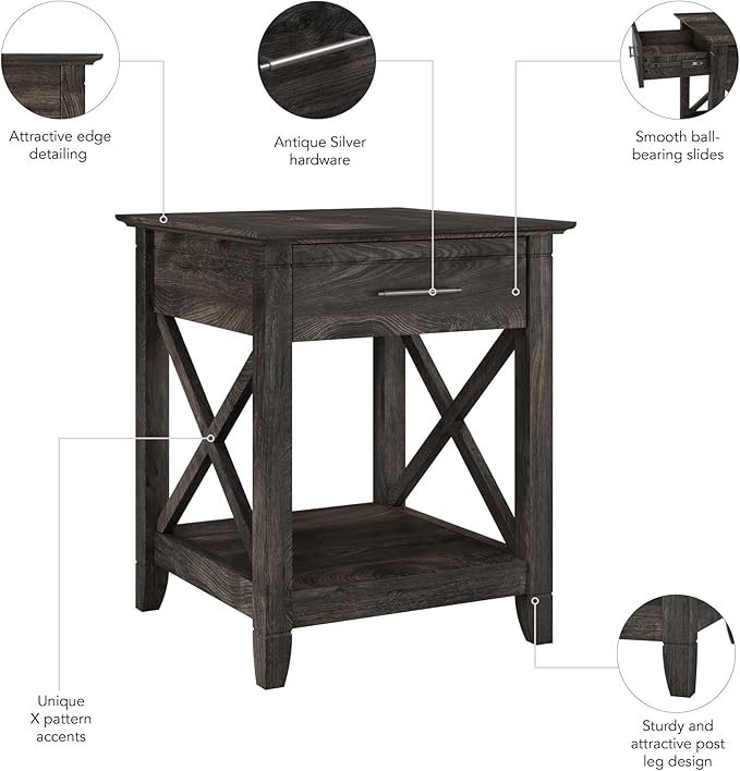 Bush Furniture Key West Small End Table - Image 8