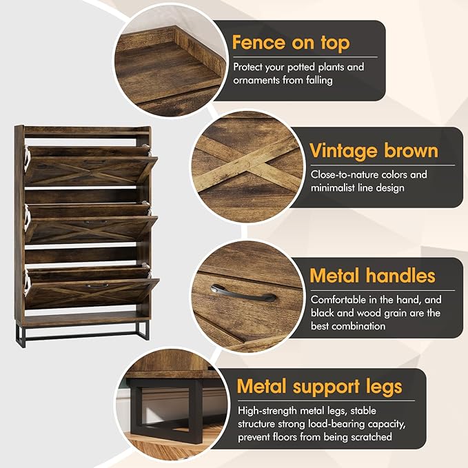 Maupvit Shoe Storage Cabinet - Image 4