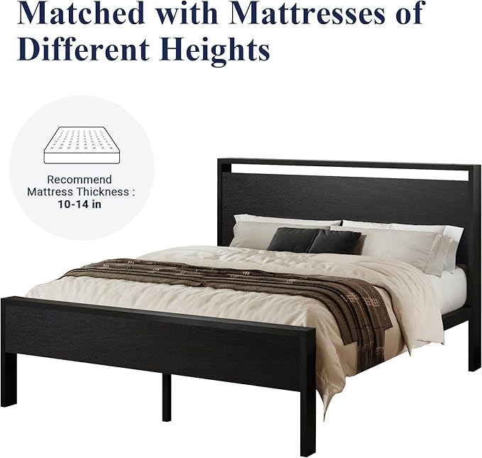 Allewie Queen Size Platform Bed Frame - Image 7
