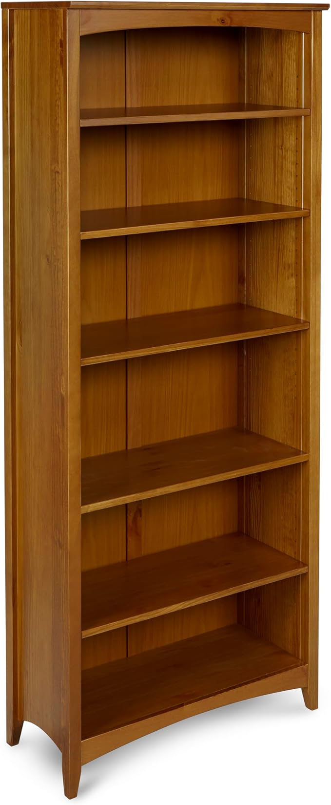 Camaflexi Shaker Style 6 Shelf Bookcase / Solid Wood / 72 inch Tall / - Image 9