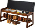 latifolia Solid Wood Bench, Entryway Shoe Bench by Latifolia