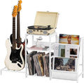 LELELINKY Record Player Table, Adjustable Guitar Stand by LELELINKY