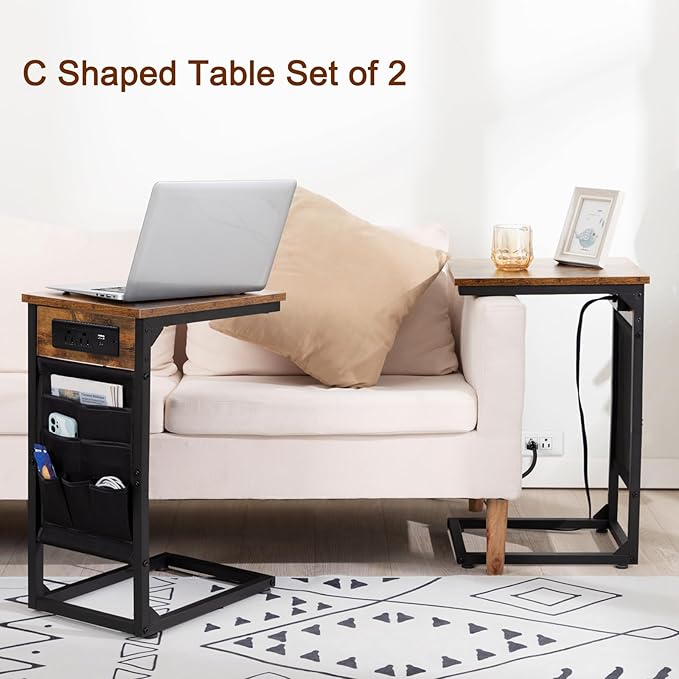AMHANCIBLE C Shaped End Table - Image 8