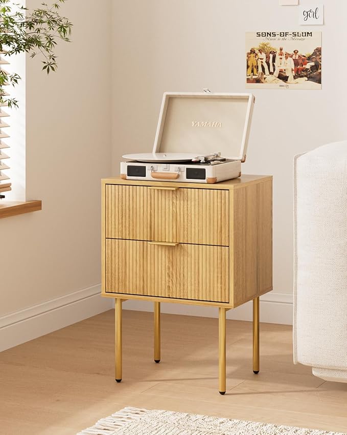 Nightstand, Morden Bedside Table by AEPOALUA
