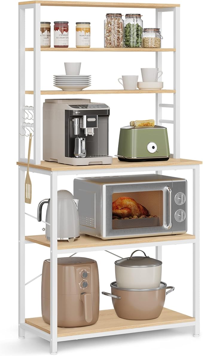 VASAGLE Coffee Bar, 31.5 Inches Baker's Rack by VASAGLEbySONGMICSHOME